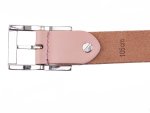 Prato Gürtel G26 Damen Gürtel Büffel Leder rose 100 cm
