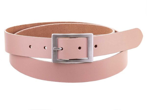 Prato Gürtel G26 Damen Gürtel Büffel Leder rose 105 cm