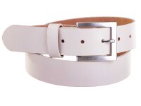 Prato Gürtel G28 Leder Gürtel beige 90 cm