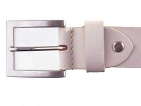 Prato Gürtel G28 Leder Gürtel beige 105 cm