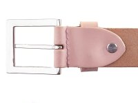 Prato Gürtel G28 Leder Gürtel rose 90 cm