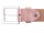 Prato Gürtel G28 Leder Gürtel rose 90 cm
