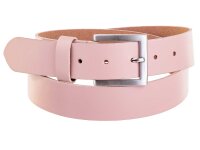 Prato Gürtel G28 Leder Gürtel rose 100 cm