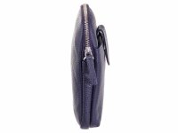 Prato LM J07 Asif Rindleder glatt Handy Umhängetasche dblau