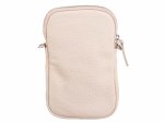 Prato LM J07 Asif Rindleder glatt Handy Umhängetasche beige
