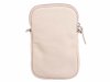 Prato LM J07 Asif Rindleder glatt Handy Umhängetasche beige