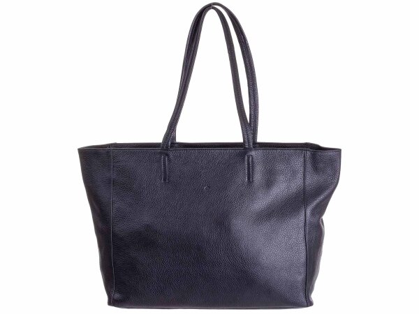 Prato LM K33-P Asif Rindleder geprägt Shopper schwarz
