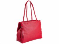 Prato LM K06 Asif Rindleder geprägt Shopper rot