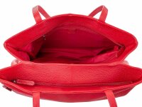 Prato LM K06 Asif Rindleder geprägt Shopper rot
