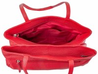 Prato LM K06 Asif Rindleder geprägt Shopper rot