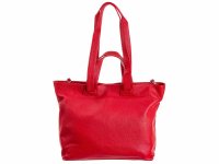 Prato LM K03 Asif Rindleder geprägt Shopper rot