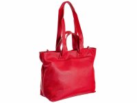 Prato LM K03 Asif Rindleder geprägt Shopper rot