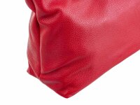 Prato LM K03 Asif Rindleder geprägt Shopper rot