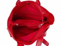 Prato LM K03 Asif Rindleder geprägt Shopper rot