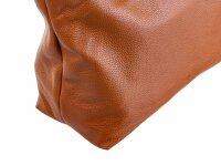 Prato LM K03 Asif Rindleder geprägt Shopper cognac/dblau
