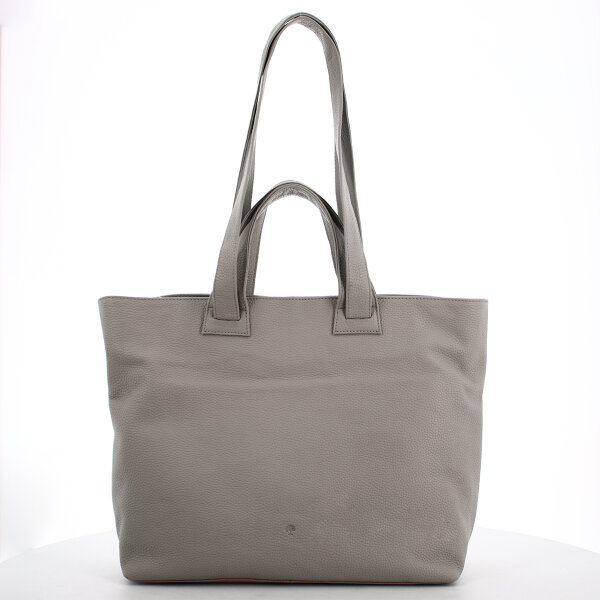 Prato LM K03 Asif Rindleder geprägt Shopper light grey