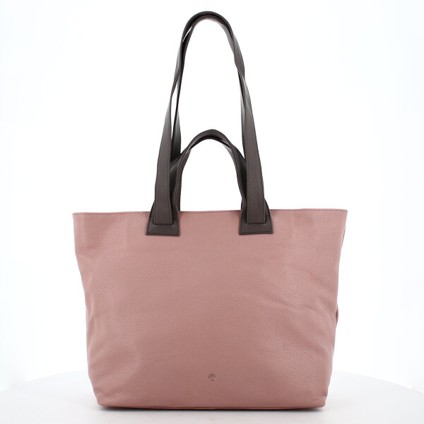 Prato LM K03 Asif Rindleder geprägt Shopper light rose/mid grey