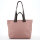 Prato LM K03 Asif Rindleder geprägt Shopper light rose/mid grey