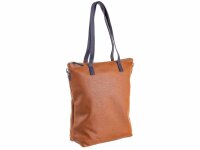 Prato LM K01 Asif Rindleder geprägt Shopper cognac/dblau
