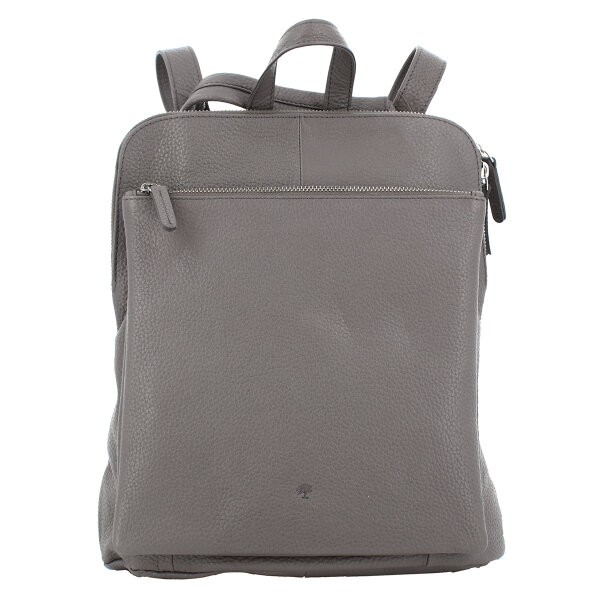 Prato LM  AL12 Asif Rindleder geprägt Cityrucksack mid grey