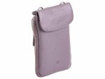Prato LM AJ08 Asif Rindleder geprägt Handy Umhängetasche mid grey
