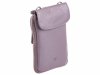 Prato LM AJ08 Asif Rindleder geprägt Handy Umhängetasche mid grey