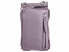 Prato LM AJ08 Asif Rindleder geprägt Handy Umhängetasche mid grey