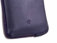 Prato LM AJ08 Asif Rindleder geprägt Handy Umhängetasche dblau