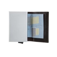 Strellson Norton C-One E-Cage sv8o Herren Geldbörse/Kartenetui Leder Hochformat dark brown