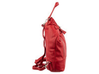 Prato Shahid Cityrucksack Rindleder red