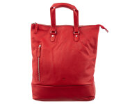 Prato Shahid Cityrucksack Rindleder red