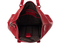 Prato Shahid Cityrucksack Rindleder red
