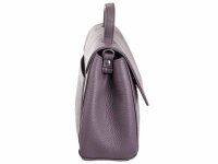 Prato LM Shahid H36-P geprägtes Rindleder Handtasche mid grey