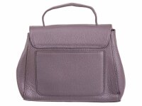 Prato LM Shahid H36-P geprägtes Rindleder Handtasche mid grey
