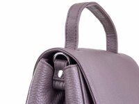 Prato LM Shahid H36-P geprägtes Rindleder Handtasche mid grey