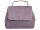 Prato LM Shahid H36-P geprägtes Rindleder Handtasche mid grey