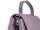 Prato LM Shahid H36-P geprägtes Rindleder Handtasche mid grey