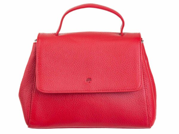 Prato LM Shahid H36-P geprägtes Rindleder Handtasche rot