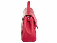 Prato LM Shahid H36-P geprägtes Rindleder Handtasche rot