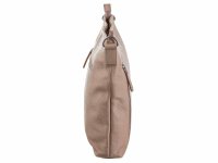 Prato LM Shahid J08-P geprägtes Rindleder Umhängetasche beige