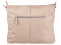 Prato LM Shahid J08-P geprägtes Rindleder Umhängetasche beige