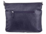 Prato LM Shahid J08-P geprägtes Rindleder Umhängetasche dark blue