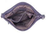 Prato LM Shahid J08-P geprägtes Rindleder Umhängetasche dark blue