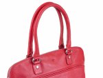 Prato LM Shahid K44-P geprägtes Rindleder Shopper rot