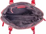 Prato LM Shahid K44-P geprägtes Rindleder Shopper rot