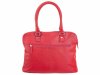 Prato LM Shahid K44-P geprägtes Rindleder Shopper rot