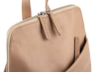 Prato LM Shahid AL8 geprägtes Rindleder Cityrucksack light rosa