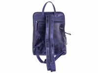 BAXX´S Leder Damen Rucksack Daypack S43 blau