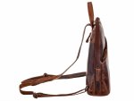 BAXX´S Leder Damen Rucksack Daypack S43 tan