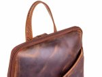BAXX´S Leder Damen Rucksack Daypack S43 tan